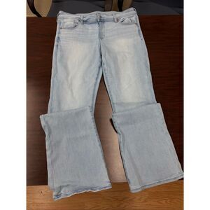 American Eagle Next Level Stretch Kick Boot Denim Jeans Size 16 Long